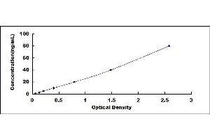 Typical standard curve (SERPINA10 ELISA 试剂盒)