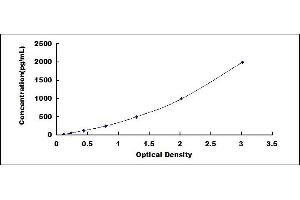 Typical standard curve (CD31 ELISA 试剂盒)