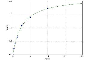 A typical standard curve