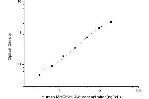 Typical standard curve (HLA-E ELISA 试剂盒)