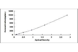 Typical standard curve (IL-18 ELISA 试剂盒)