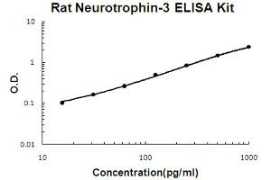 Rat Neurotrophin-3 Accusignal ELISA Kit Rat Neurotrophin-3 AccuSignal ELISA Kit standard curve.