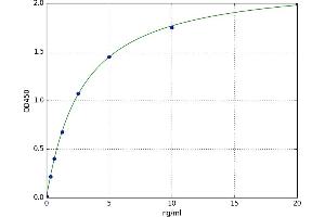 A typical standard curve