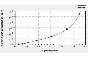 Typical standard curve (GM2A ELISA 试剂盒)