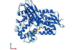 Protein Structure (PS) image for Protoporphyrinogen Oxidase (PPOX) (AA 1-477) protein (His tag) (ABIN7550886)