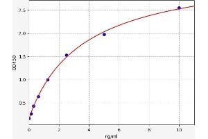 Typical standard curve (BMP6 ELISA 试剂盒)