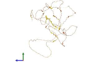 AlphaFold protein structure predicition of Human Recombinant GNAS Protein, UniprotID P84996