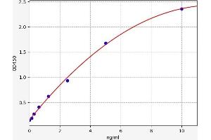 Typical standard curve (PDIA6 ELISA 试剂盒)