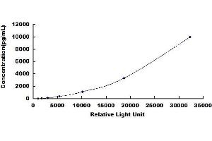 Typical standard curve