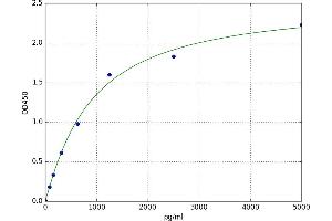 A typical standard curve