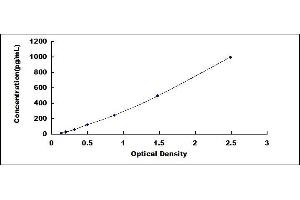 Typical standard curve (ITIH2 ELISA 试剂盒)