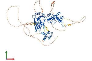 AlphaFold protein structure predicition of Human Recombinant PIAS2 Protein, UniprotID O75928
