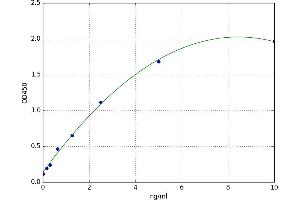 A typical standard curve
