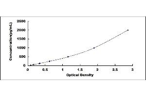 Typical standard curve (COL1A1 ELISA 试剂盒)