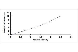 Typical standard curve (TCF7L2 ELISA 试剂盒)