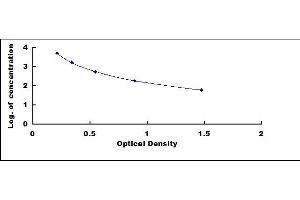 Typical standard curve