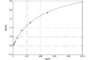 A typical standard curve