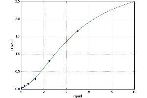 A typical standard curve