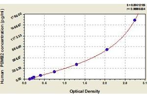 Typical Standard Curve (PSMB2 ELISA 试剂盒)