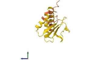 AlphaFold protein structure predicition of Human Recombinant LINC01553 Protein, UniprotID A4QN01