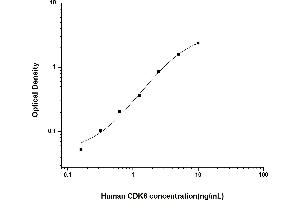 Typical standard curve (CDK6 ELISA 试剂盒)