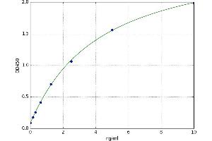A typical standard curve