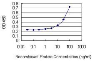 Detection limit for recombinant GST tagged PIGR is 1 ng/ml as a capture antibody. (PIGR 抗体  (AA 21-130))
