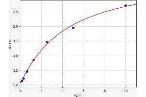 Typical standard curve (PFKL ELISA 试剂盒)
