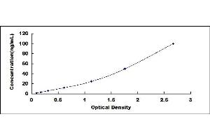 Typical standard curve (GGT1 ELISA 试剂盒)