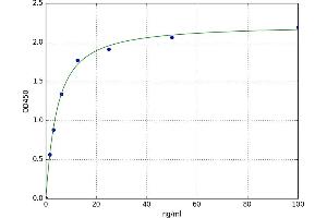 A typical standard curve
