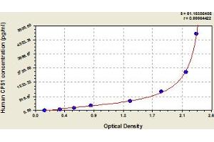 Typical Standard Curve (CPS1 ELISA 试剂盒)