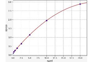 Typical standard curve (CD21 ELISA 试剂盒)
