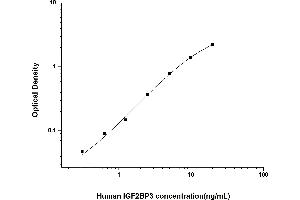 Typical standard curve (IGF2BP3 ELISA 试剂盒)