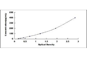 Typical standard curve (HLA-E ELISA 试剂盒)