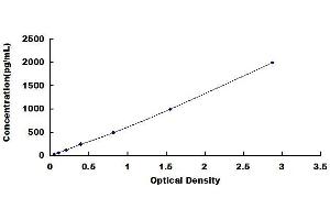 Typical standard curve (PLAUR ELISA 试剂盒)