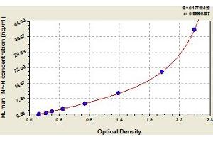 Typical Standard Curve (NEFH ELISA 试剂盒)