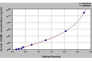 Typical Standard Curve (ODAM ELISA 试剂盒)