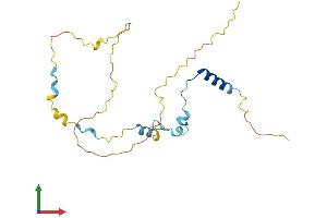AlphaFold protein structure predicition of Human Recombinant IFT43 Protein, UniprotID Q96FT9