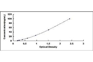 Typical standard curve (CA2 ELISA 试剂盒)