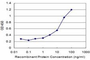 Detection limit for recombinant GST tagged TMSB10 is approximately 0. (Thymosin beta 10 抗体  (AA 1-44))