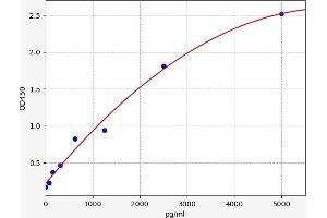 Typical standard curve (TIMP4 ELISA 试剂盒)