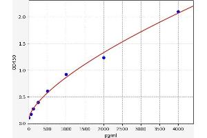 Typical standard curve (Olfactomedin 4 ELISA 试剂盒)