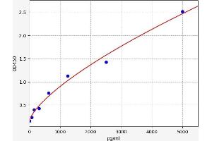 Typical standard curve (AKR7A2 ELISA 试剂盒)