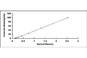 Typical standard curve (IDUA ELISA 试剂盒)