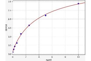 Typical standard curve (RRM2 ELISA 试剂盒)