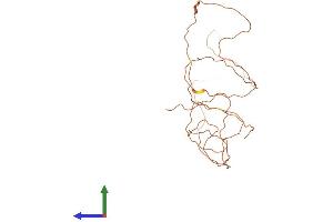 AlphaFold protein structure predicition of Human Recombinant KRTAP5-1 Protein, UniprotID Q6L8H4