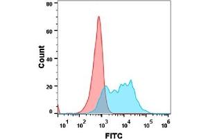 Flow Cytometry (FACS) image for Tumor Necrosis Factor Receptor Superfamily, Member 17 (TNFRSF17) (AA 1-54) protein (mFc Tag) (ABIN6961108)