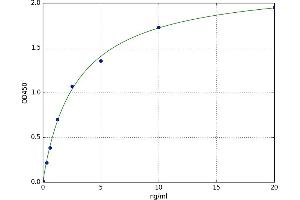 A typical standard curve