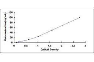 Typical standard curve (GSTT1 ELISA 试剂盒)