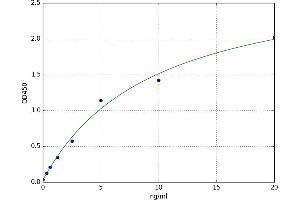 A typical standard curve (AGE ELISA 试剂盒)